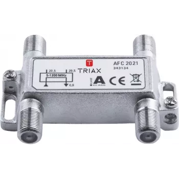 Triax AFC 2021 - Rozdzielacz RF - wtyk F (żeński) na wtyk F (żeński) - 110 dB (343134)