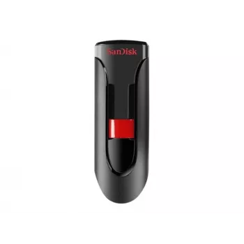 Pamięć USB SANDISK Cruzer Glide 32 GB USB Typ-A 2.0, wysuwana konstrukcja, ochrona hasłem, czarno-czerwona