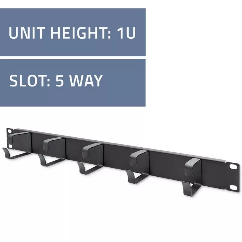 Organizator kabli QOLTEC 54515 1U do szaf 19-calowych