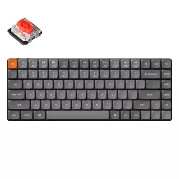 Klawiatura Keychron K3 Max uniwersalna USB RF Wireless Bluetooth szara 75%
