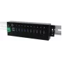 Exsys EX-1110HMVS - Hub - 10 x USB 3.1 Gen 1 - do montażu na szynie DIN - DC (EX-1110HMVS)