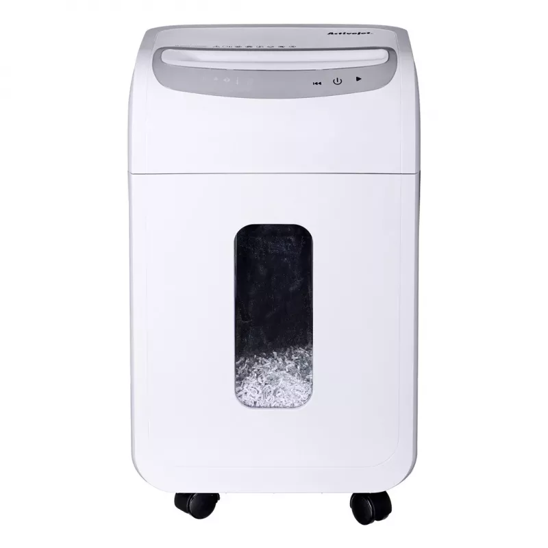 Niszczarka Activejet ASH-1602M, P-5, 28 l, ścinki 2x14 mm, biała