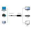 Gembird A-MDPM-HDMIF-02 adapter kabla wideo Mini DisplayPort HDMI Typ A (Standard) Czarny