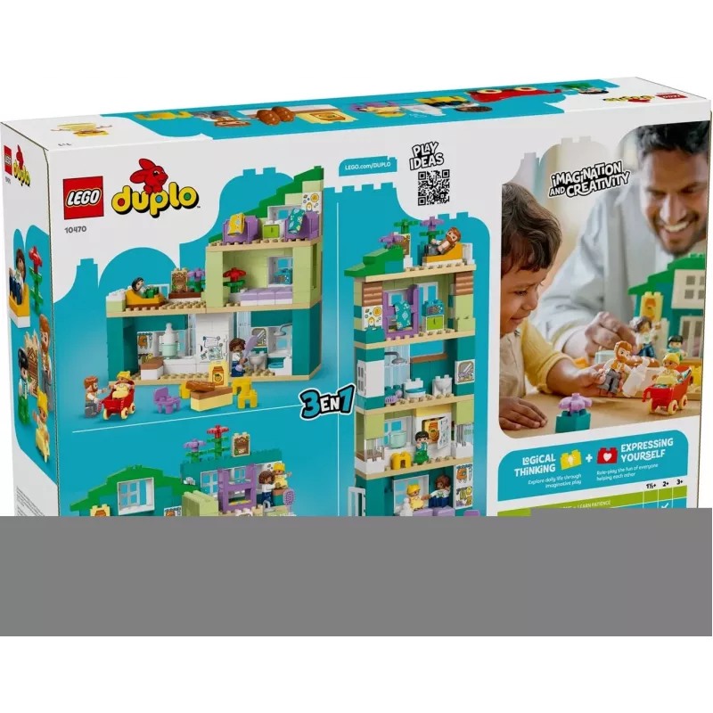 LEGO DUPLO 10470 3 w 1 Nowoczesny Dom Rodzinny z Figurkami