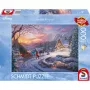 Thomas Kinkade Studios: Kolekcja Marzeń Disneya – Kopciuszek przynosi choinkę do domu, puzzle 1000 elementów