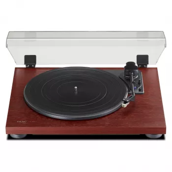Gramofon audio z napędem paskowym TEAC TN-180BT-A3 Czarny Cherry
