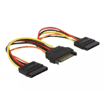 Wewnętrzny kabel zasilający DeLOCK 60143 0,15 m SATA 15-pin