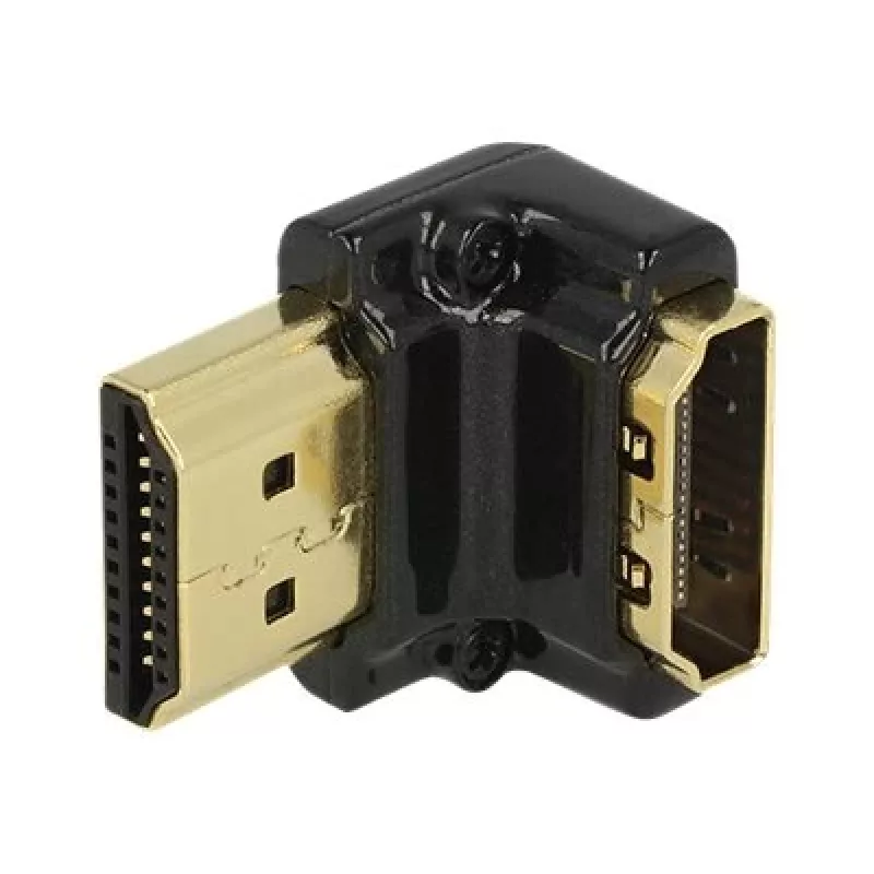 Złącze HDMI DeLOCK 65662 90° Czarny