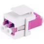 Adapter światłowodowy keystone ShiverPeaks LC-LC Duplex fioletowy, model 08-10203