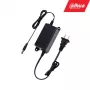 Zasilacz DAHUA PFM320 do kamer bezpieczeństwa, wejście 100–240V, kabel 0,5 m, czarny, 45×104 mm