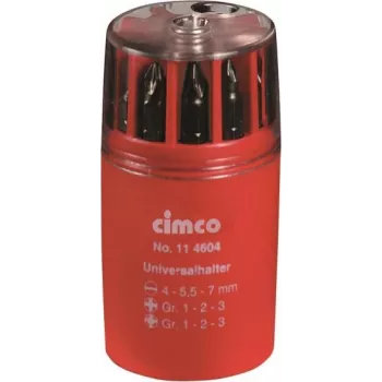 Cimco bits box 10-piece set 11 4604 — 10 precyzyjnych bitów wkrętakowych w kompaktowym opakowaniu