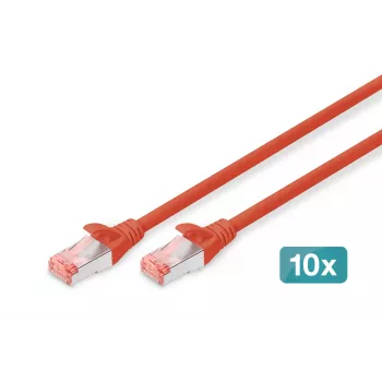 Kabel sieciowy Digitus CAT 6 S/FTP RJ-45 5m czerwony