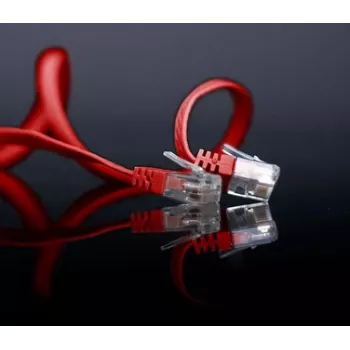 Kabel sieciowy ShiverPeaks SP711-SLR czerwony 1m Cat6 U/UTP