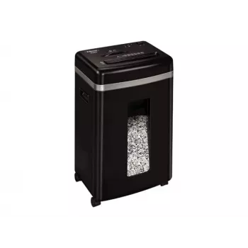 Niszczarka Fellowes Powershred 450M Micro-cut, na 9 arkuszy, 2 x 12 mm, pojemnik 22 l, czarna