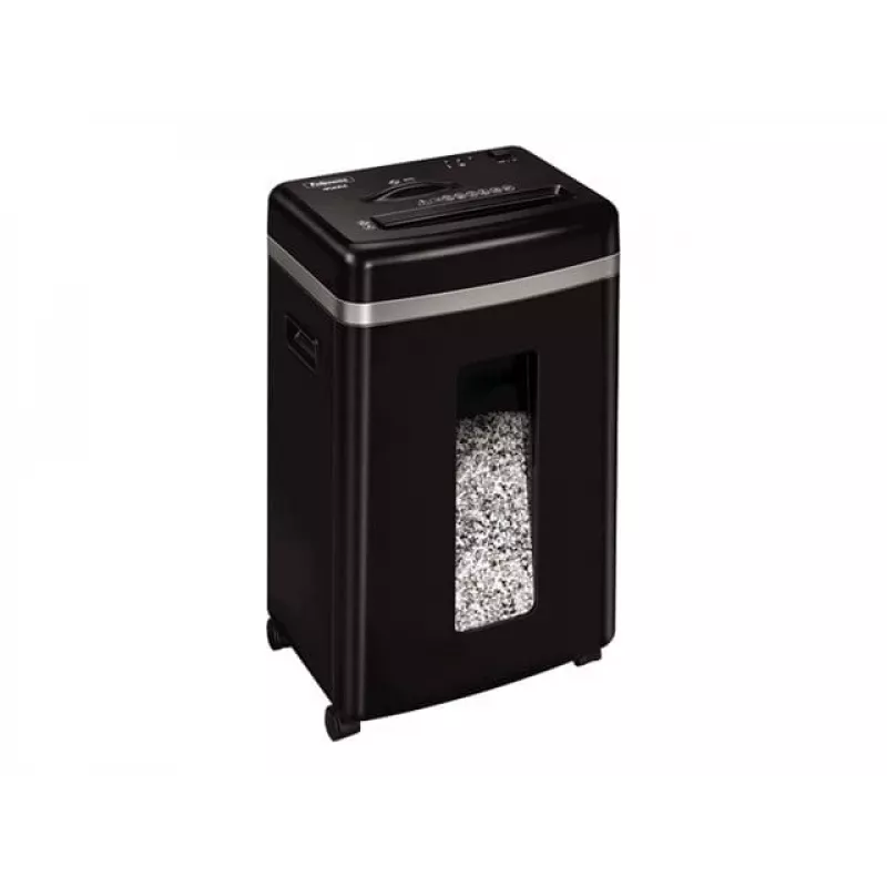 Niszczarka Fellowes Powershred 450M Micro-cut, na 9 arkuszy, 2 x 12 mm, pojemnik 22 l, czarna