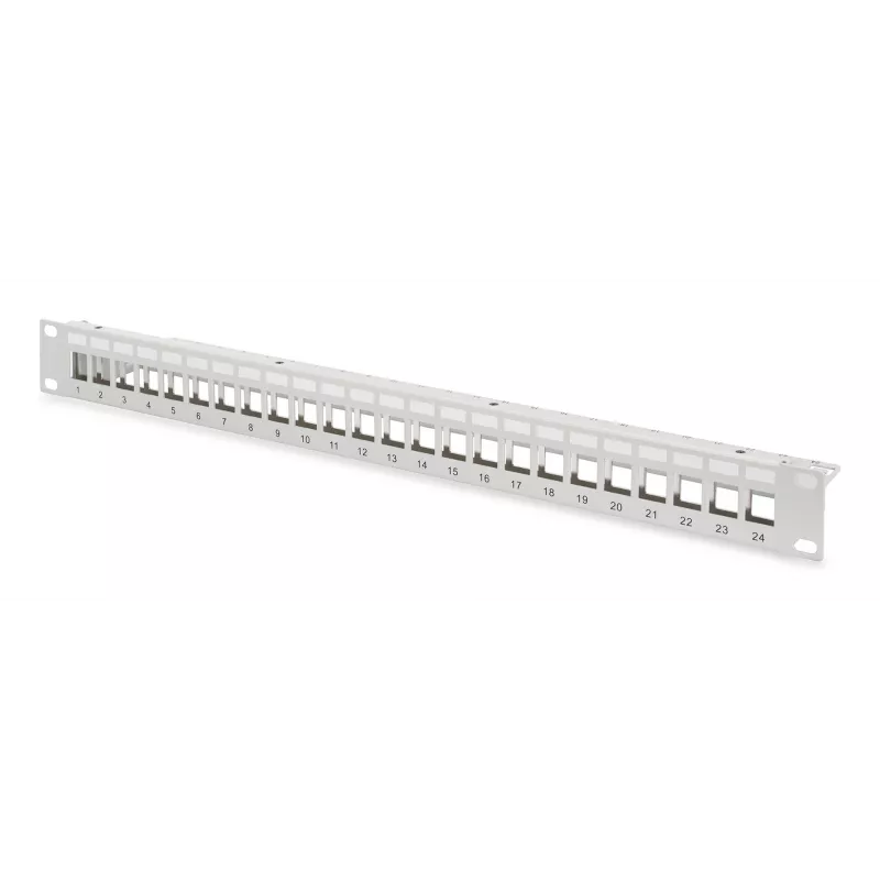 Digitus Modularny panel krosowy 24-portowy DN-91410-24 RJ-45 Cat6a Szary