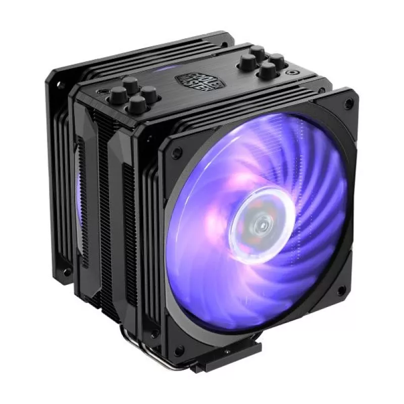 Cooler Master Hyper 212 RGB Czarny Edition Chłodzenie Wentylator 12 cm 650-2000 RPM