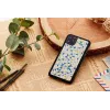 Etui na smartfona man and wood dla iPhone 11 Pro — niebieski trójkąt na czarnym tle, ochronna twarda skorupa