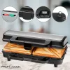 ProfiCook PC-ST 1092 - Sandwichmaker - 900 W - Stal nierdzewna/Czarny
