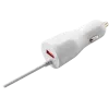 Ładowarka samochodowa CANYON C-033 2.4A/USB-A z wbudowanym Lightning Biała