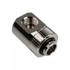 EK Water Blocks EK-Torque Adapter 90 stopni G1/4 cala AG do G1/4 cala IG - Obrotowy, nikiel srebrny