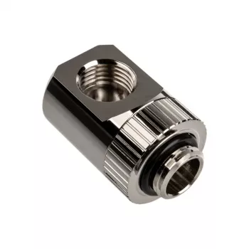 EK Water Blocks EK-Torque Adapter 90 stopni G1/4 cala AG do G1/4 cala IG - Obrotowy, nikiel srebrny