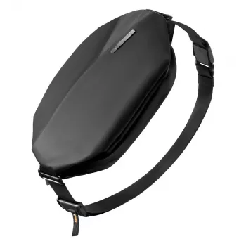 Torba na ramię typu Sling Bag Crossbody Inateck LB03014 — Poliester, unisex, 3 L, niebiesko-szara