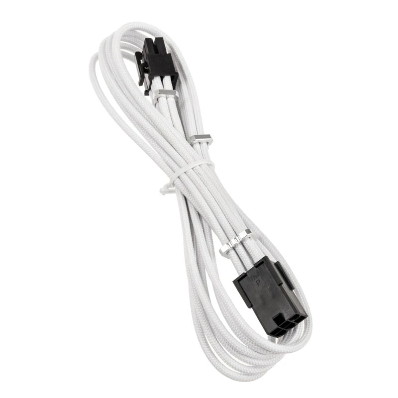 Przedłużacz PCIe 6-pin BITFENIX Alchemy 45 cm oplot biały