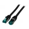 Kabel krosowy RJ45 EFB-Elektronik kat. 6A S/FTP LSZH czarny 0,15 m Producent: EFB Elektronik (MK6001.0,15B)