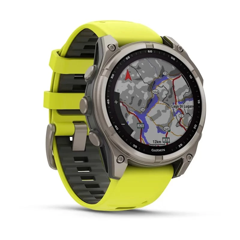 Garmin fenix 8 3.3 cm (1.3) 47 mm cyfrowy 260 x 260 pikseli ekran dotykowy Tytan Wi-Fi GPS (satelitarny)