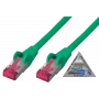 Kabel sieciowy ShiverPeaks BS75711-A1.5G zielony 1,5 m Kat.6a S/FTP