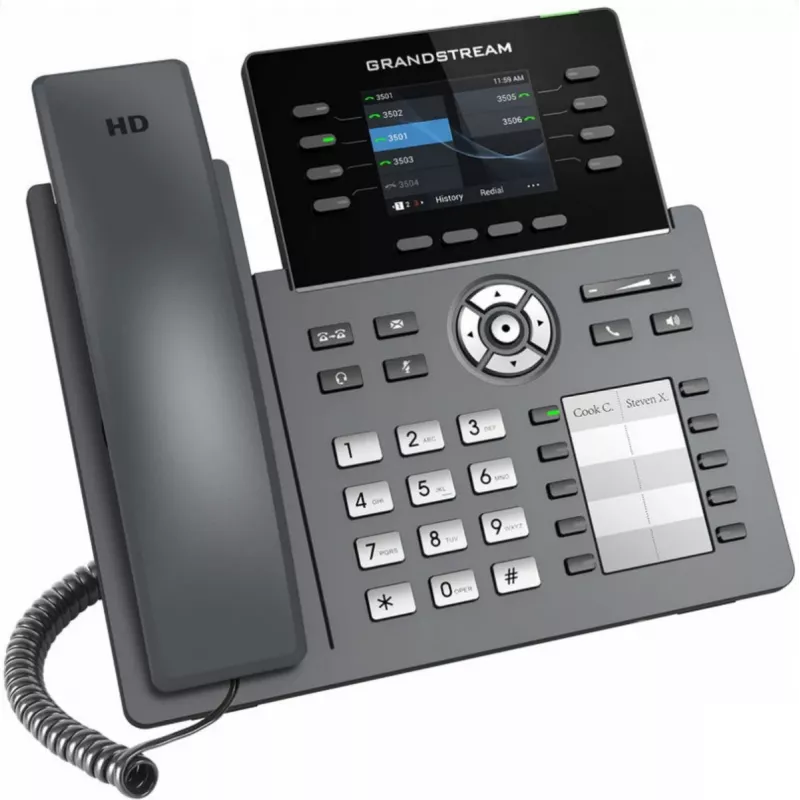 Telefon IP Grandstream GRP2634 Czarny