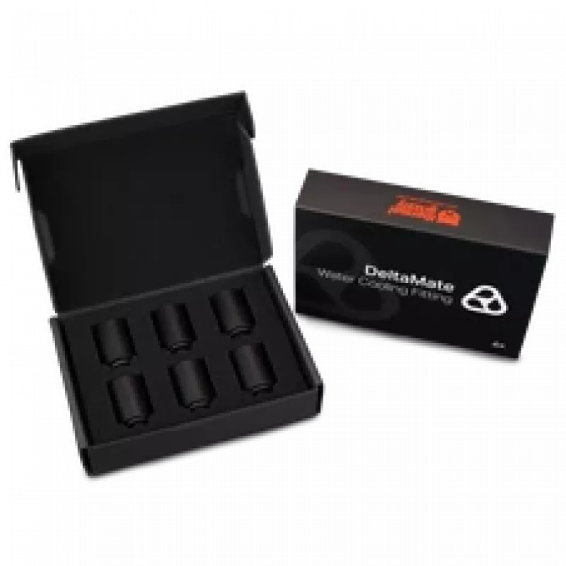 Thermal Grizzly DeltaMate Extender MF28 – złączka chłodzenia wodnego, czarny, 6 szt. (TG-DM-FIT-6008)