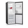 Lodówko-zamrażarka MPM MPM-215-KB-39/E — 215 L, dolny zamrażalnik, ciemny inox, drzwi odwracalne, oświetlenie LED