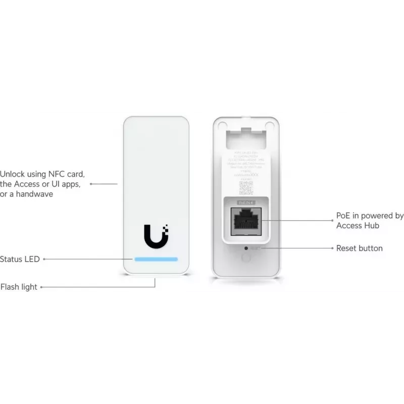 Zestaw startowy Ubiquiti G2 Profesjonalny system kontroli dostępu bezpieczeństwa Srebrny
