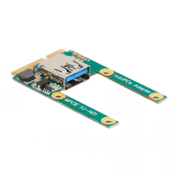DeLOCK Mini PCIe I/O 1 x USB 2.0 Type-A female full size half size