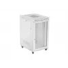 SZAFKA RACK WOLNOSTOJĄCA 19 inch 27U 800X1000 SZARA PERFOROWANE DRZWI LCD LANBERG (PAKOWANIE PŁASKIE)