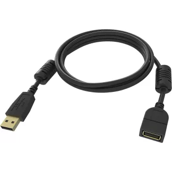 Kabel USB Vision TC-2MUSBEXT-BL USB 2.0 2 m Czarny