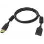 Kabel USB Vision TC-2MUSBEXT-BL USB 2.0 2 m Czarny