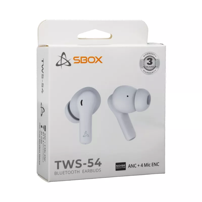 Słuchawki SBOX EB-TWS54 Białe