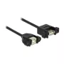 Kabel USB DeLOCK USB 2.0 B/A 0,25m