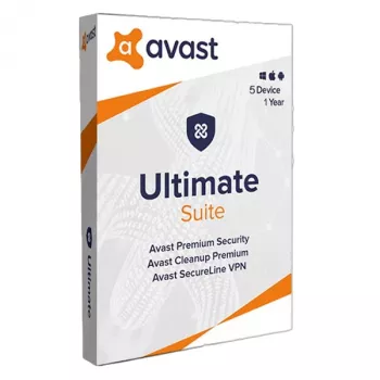 Avast Ultimate klucz – 5 urządzeń, 1 rok (Global)
