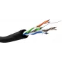 Kabel sieciowy Goobay CAT 5e U/UTP 100m Czarny