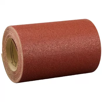 Makita - Walec szlifierski - do drewna, metalu, tworzyw sztucznych - Ziarnistość: 80, średnioziarnista - 120 mm x 5 m - do Makita 9046, 9046J, BO4900V, BO4900VJ, BO4901J (P-38124)