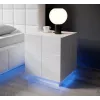 Cama Stolik nocny REJA biały połysk/biały połysk