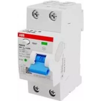 ABB Stotz S&J Wyłącznik różnicowoprądowy TypB 2P 25A,30mA,3kA,2TE F202B-25/0,03-2TE (2CSF202568R1250)