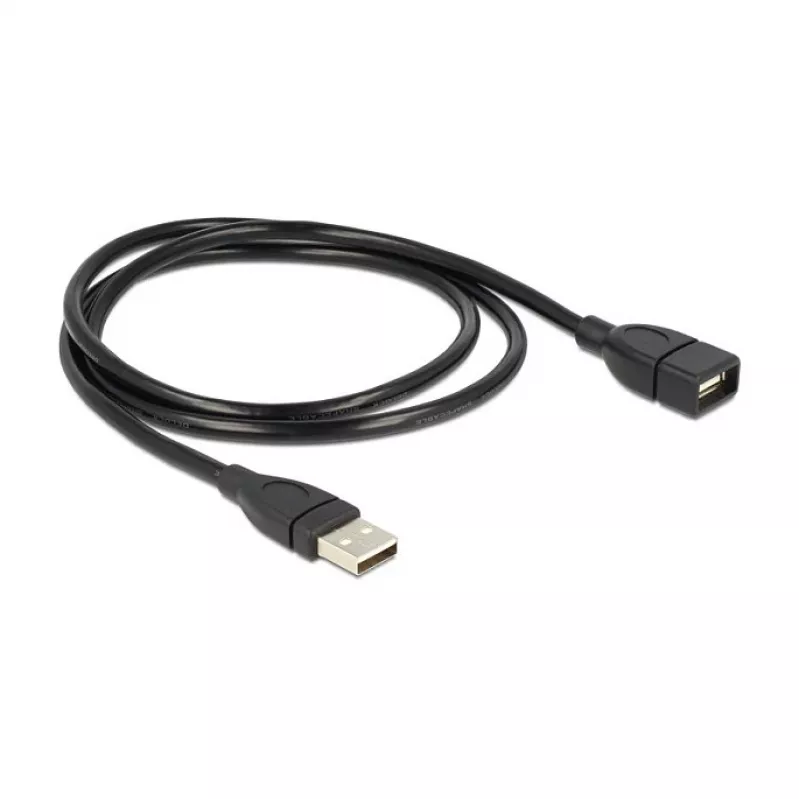 Kabel USB DeLOCK 1m USB 2.0 USB A Czarny