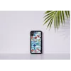 Etui na smartfona iKins do iPhone XS / XS Max czarny wzór skały, ochronny tylny panel