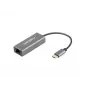 NATEC Cricket USB 3.2 Gen 1 Type-C Szary Hub Ethernet 1000 Mbit/s