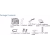 Telefon DECT Grandstream GXP1628 — DECT telefon biurkowy/ścienny, LCD 132x48 px, głośnik, 500 kontaktów, zestaw słuchawkowy RJ‑9